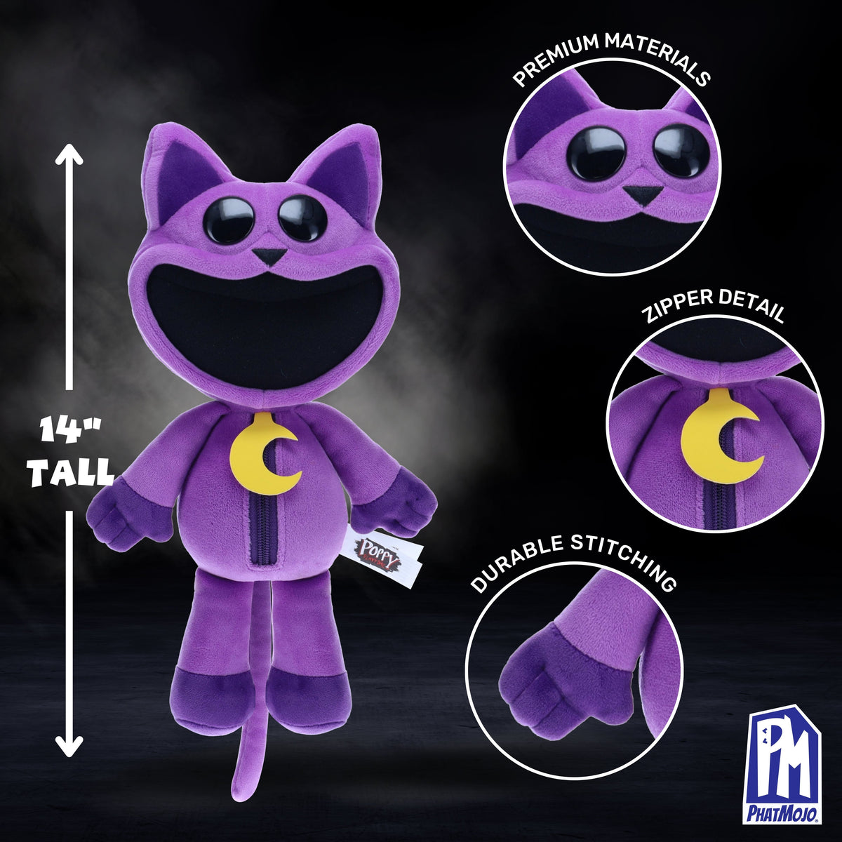 POPPY PLAYTIME - CatNap Smiling Critters Deluxe Plush (14” Tall)