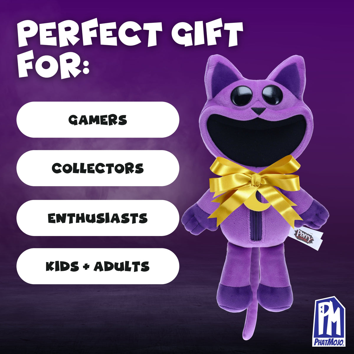 POPPY PLAYTIME - CatNap Smiling Critters Deluxe Plush (14” Tall)