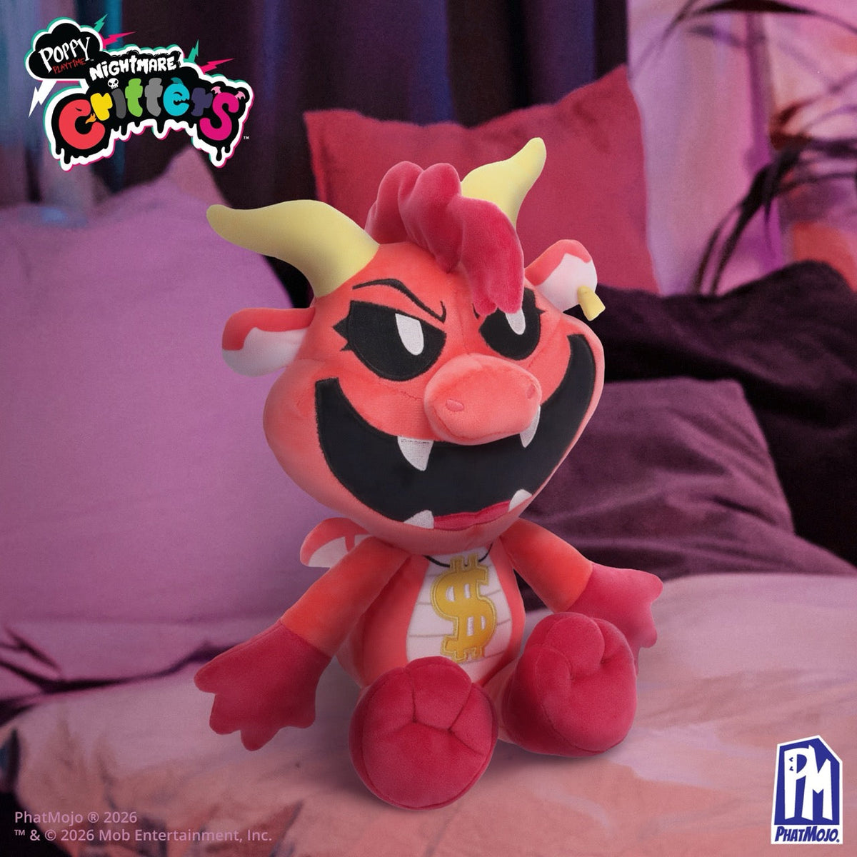 Poppy Playtime — Deluxe Plush — Simon Smoke — Series 4 — Officially Licensed Plush Toy by PhatMojo
