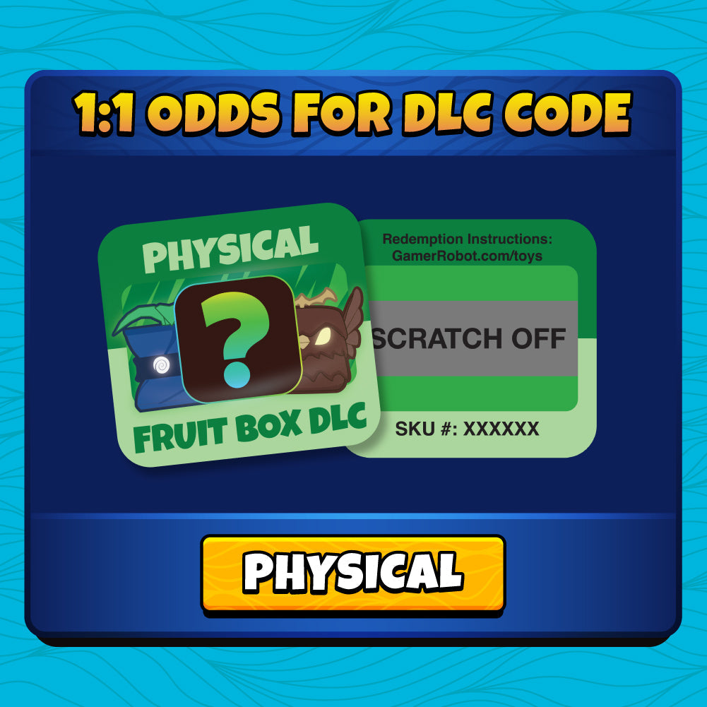 BLOX FRUITS - Mystery Fruit Deluxe Plush (8" Tall, Series 1) [Includes DLC]
