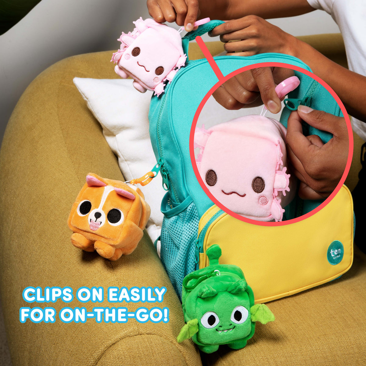 PET SIMULATOR - Plush Pouch Keychains 3-Pack (3" Tall) [Includes DLC]
