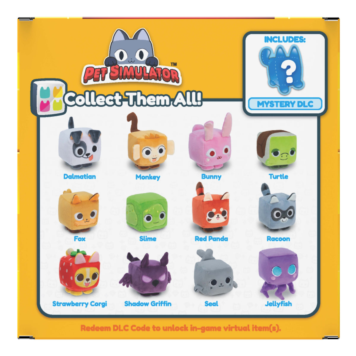 PET SIMULATOR - Mystery Pet Treasure Plush 2-Pack (4" Tall, Series 3) [Includes DLC]