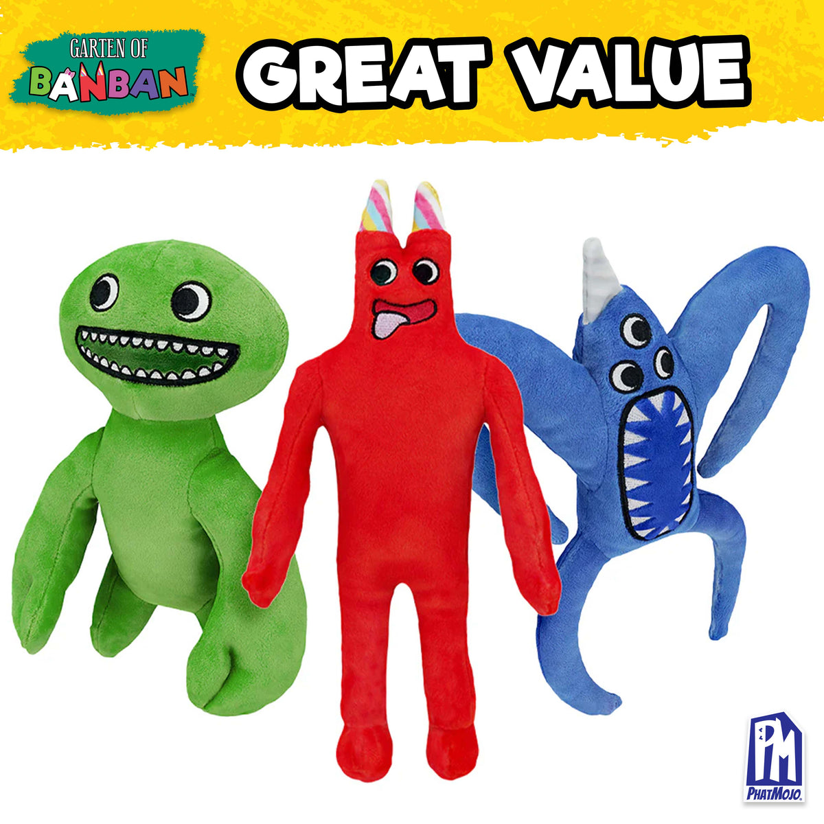 GARTEN OF BANBAN - Collectible Plush 3-Pack (Three 10" Plushies, Series 1)