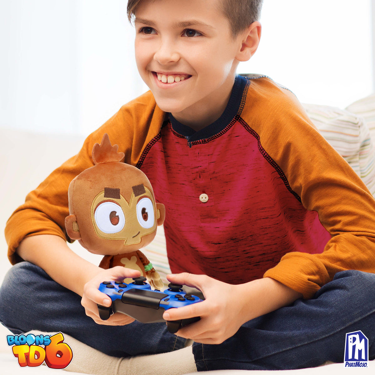 BLOONS - Dart Monkey Deluxe Plush (9.5" Tall, Series 1) [Includes DLC]