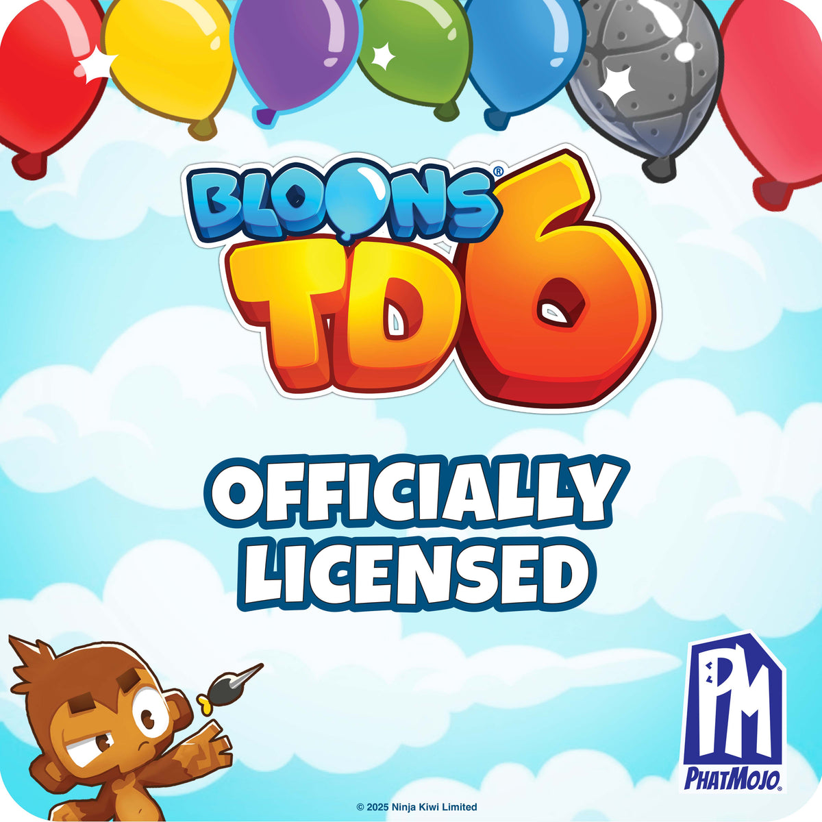 BLOONS - Dart Monkey Deluxe Plush (9.5" Tall, Series 1) [Includes DLC]