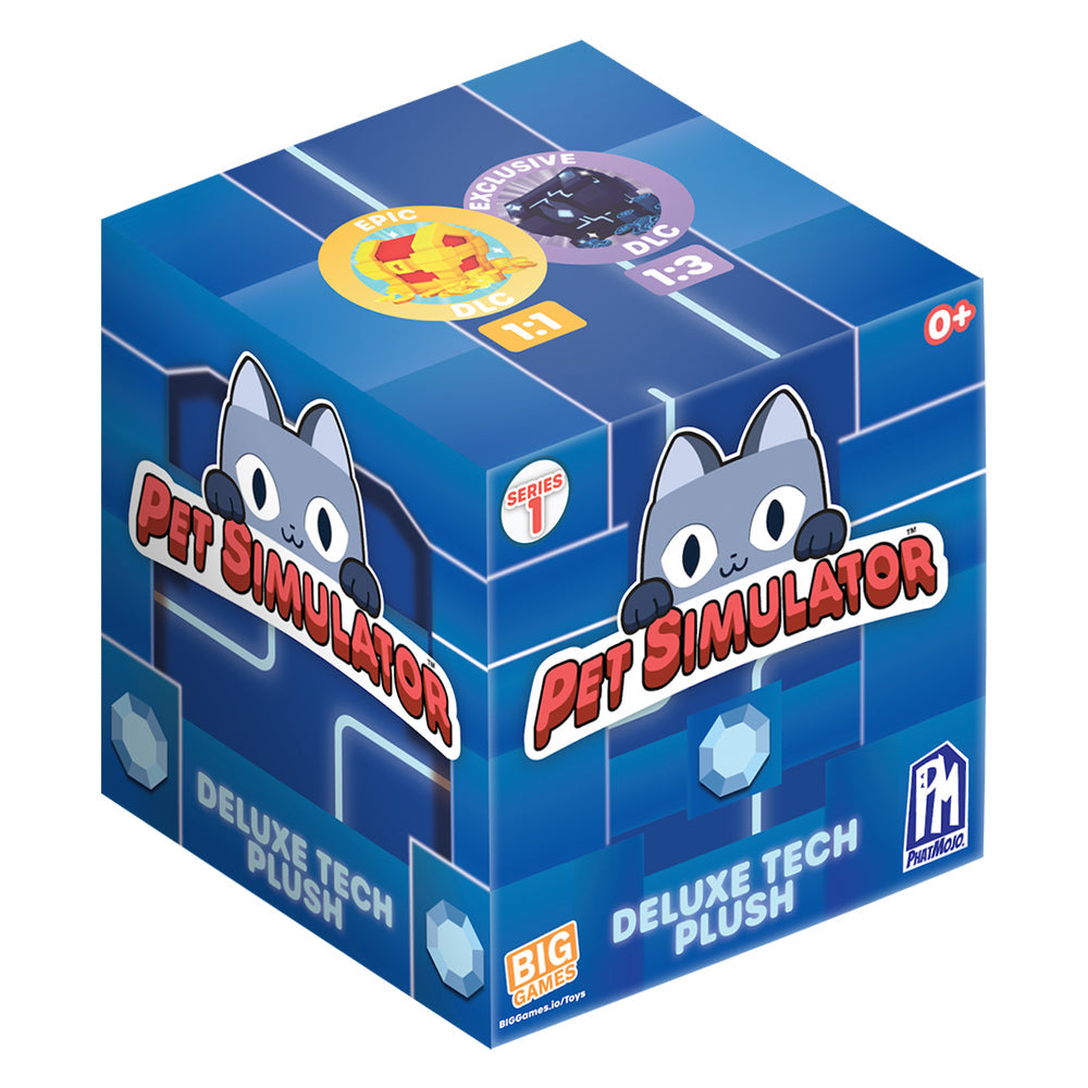 PET SIMULATOR - Mystery Deluxe Tech Plush (8" Tall Collectible Plush, Series 1) [Includes DLC]